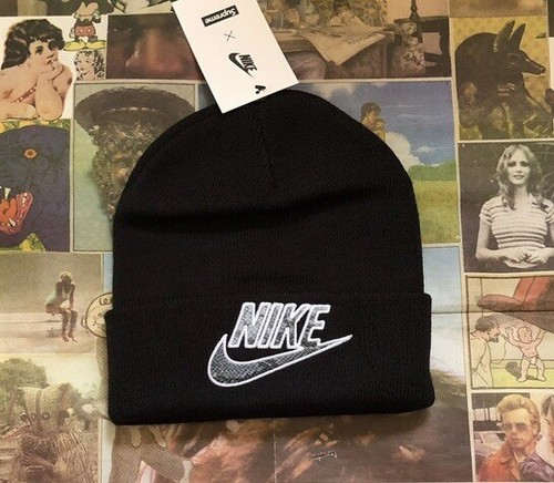 Supreme NIKE SS21 Snake Skin Beanie NEW 