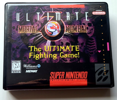 Ultimate Mortal Kombat 3 CASE Super Nintendo SNES Box BEST Quality