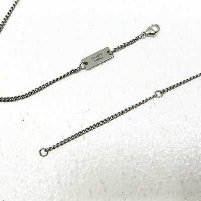 LOUIS VUITTON Chain Necklace M62485 Monogram Charms Ring Logo 