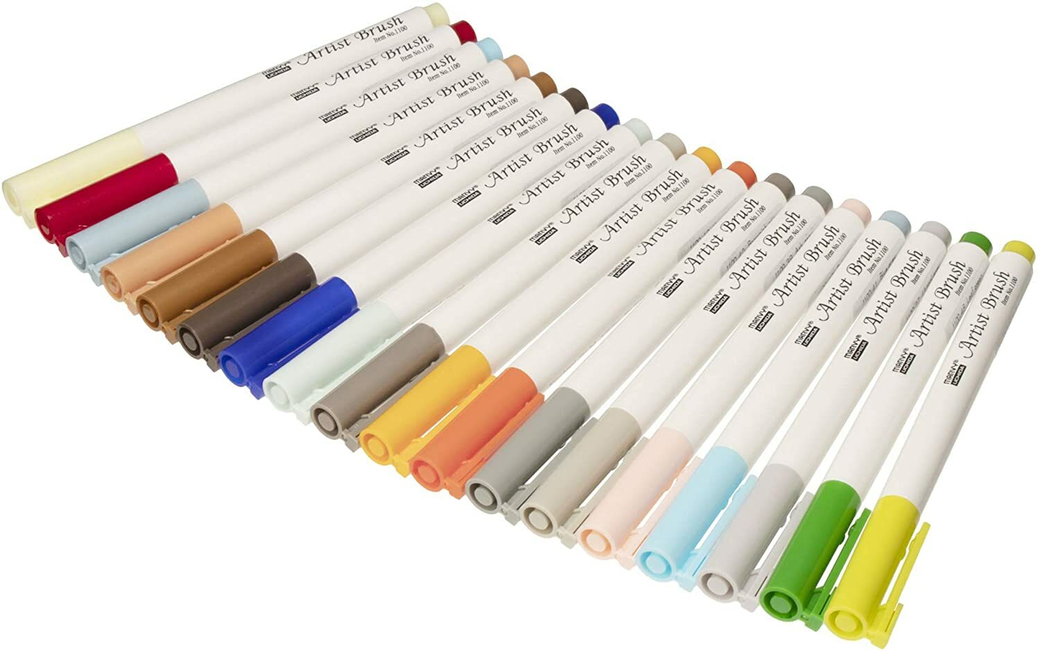 MARVY Artist brush 18 colors C set 1100-18C / From Japan