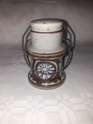 Vintage Paul Marshall Stoneware 4.75'' Spice Jar Canister Container Mid Century