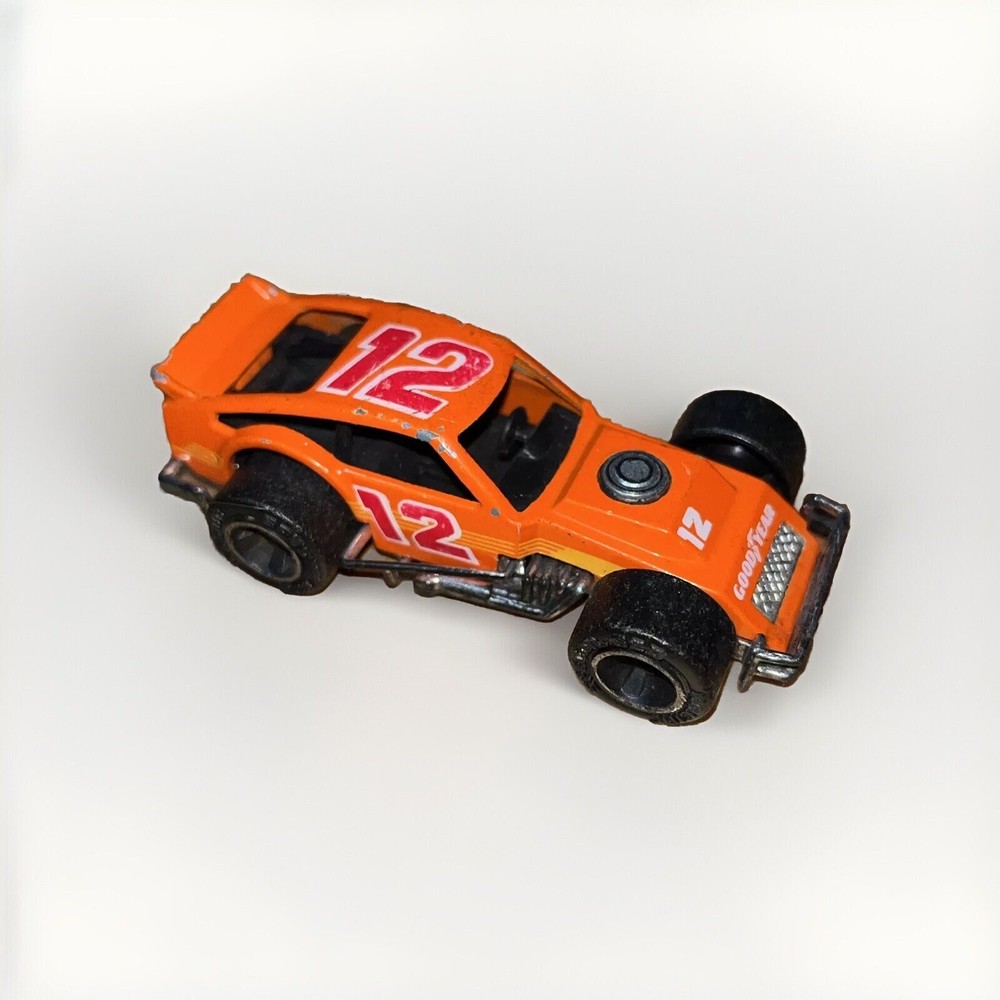 Vintage 1987 Matchbox Modified Racer Race Car Orange #12 Made In Macau - See Des