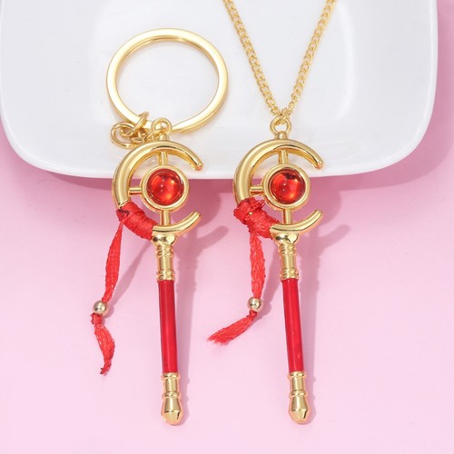 2PCS Anime Frieren: Beyond Journey's End Necklace Himmel Keychain Pendants Gift - Picture 9 of 17