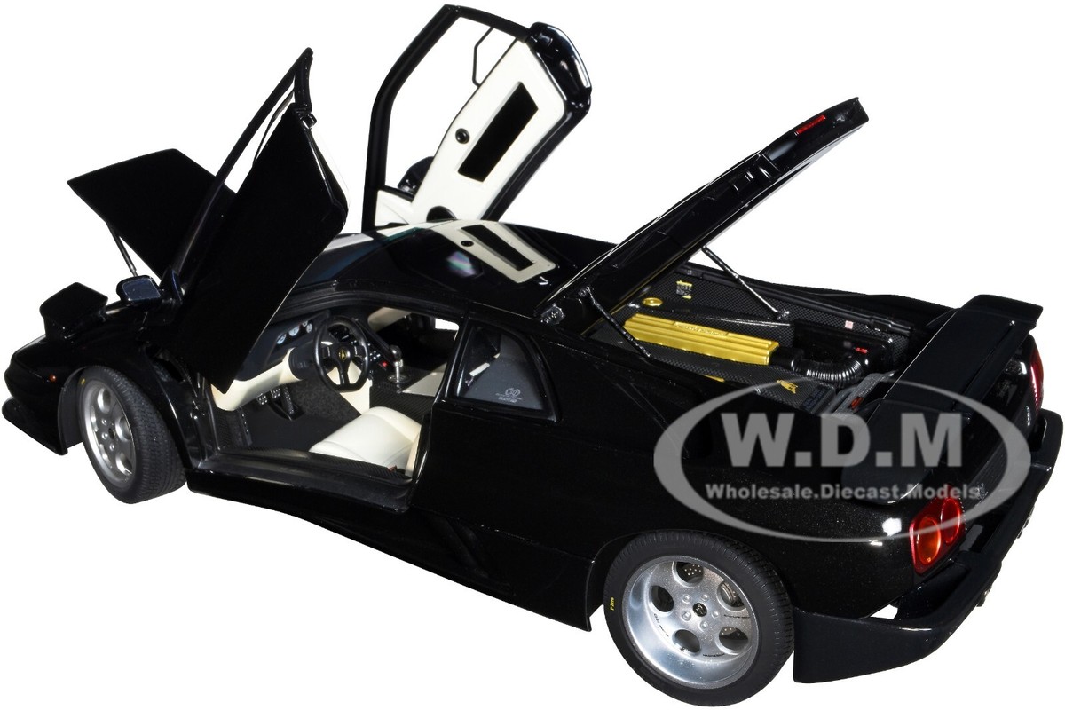 LAMBORGHINI DIABLO SE30 DEEP BLACK METALLIC 1/18 MODEL CAR BY