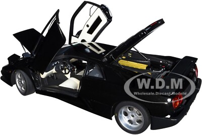 LAMBORGHINI DIABLO SE30 DEEP BLACK METALLIC 1/18 MODEL CAR BY