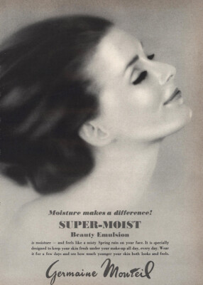 1968 Germaine Monteil: Super Moist Beauty Emulsion Vintage Print Ad