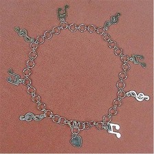 Sterling Silver - 10 Inch Charm Anklet (AK045)