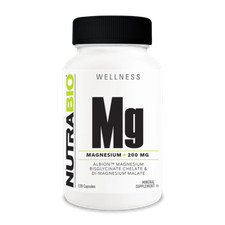 NutraBio - Mg MAGNESIUM - 120 Capsules