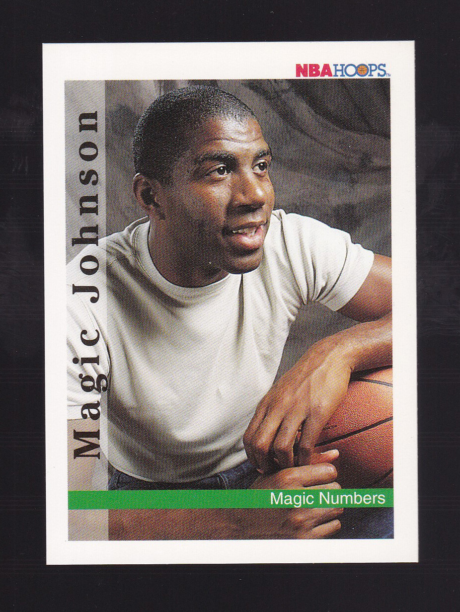 1992-93 Hoops Magic Johnson #331 Los Angeles Lakers