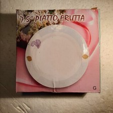 HAPPYCASA SET 6 PIATTI DA FRUTTA 7,5" IN SCATOLA NUOVI