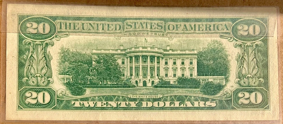 1963A $20 Twenty Dollar Bill Federal Reserve Note St Louis H 30382794 A - Image 2 of 2