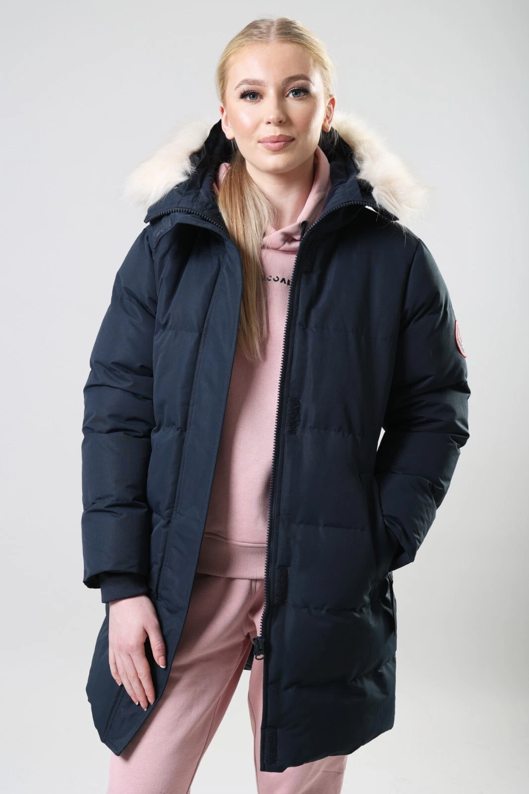 CANADA GOOSE Parka esterno artico alla moda antracite donna premium resistente all'acqua (NERO)