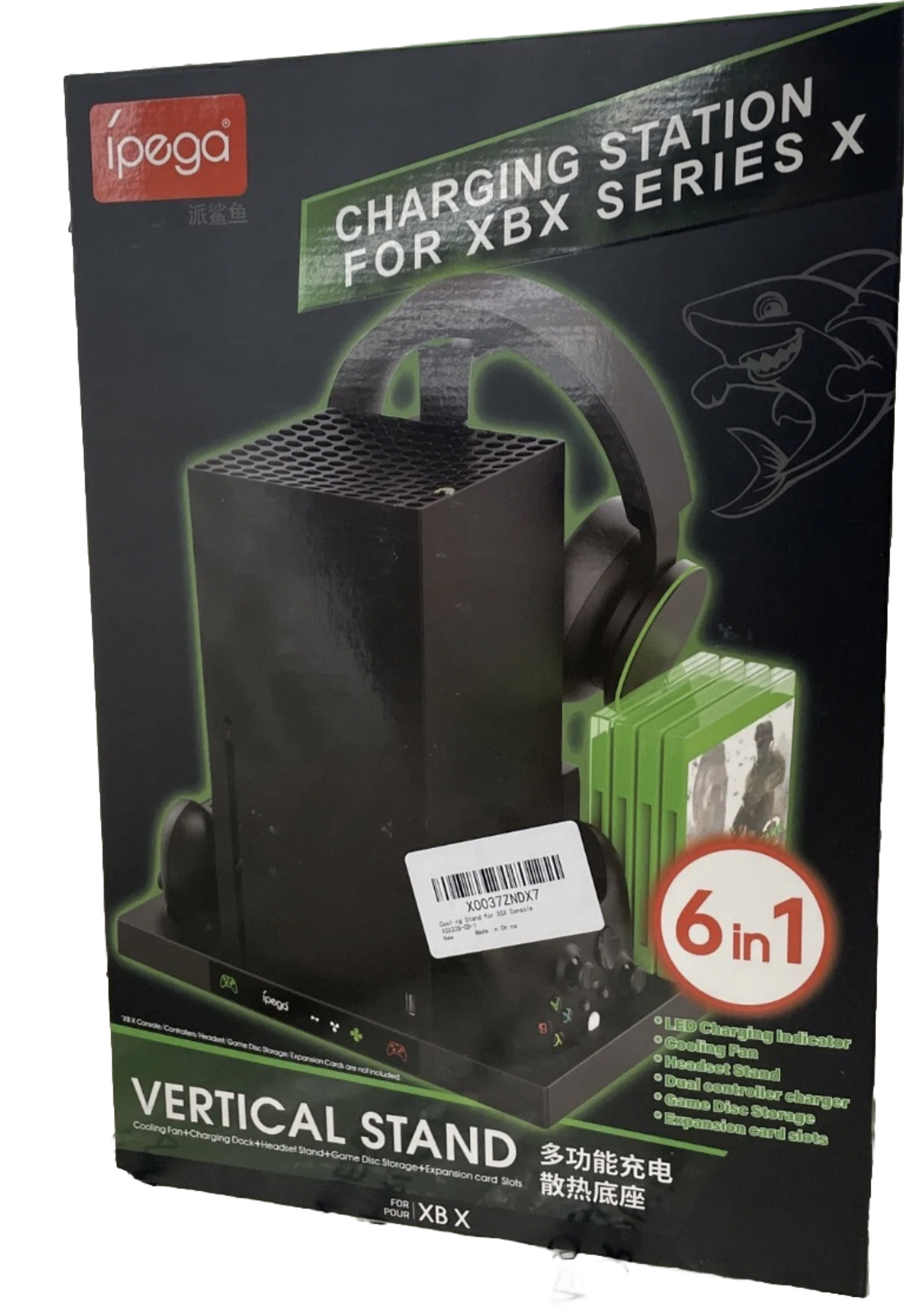 Ípega 6 in 1 Vertical Stand Charging Station For XB Series X - Cooling ...