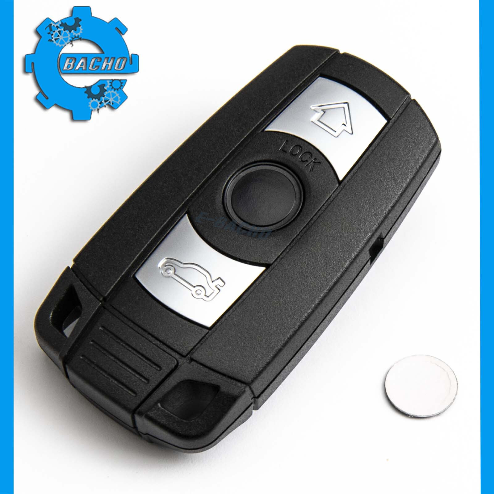 Coque clé BMW E90 E60 E87 - Boîtier télécommande 3 boutons avec pile VL2020 - 3