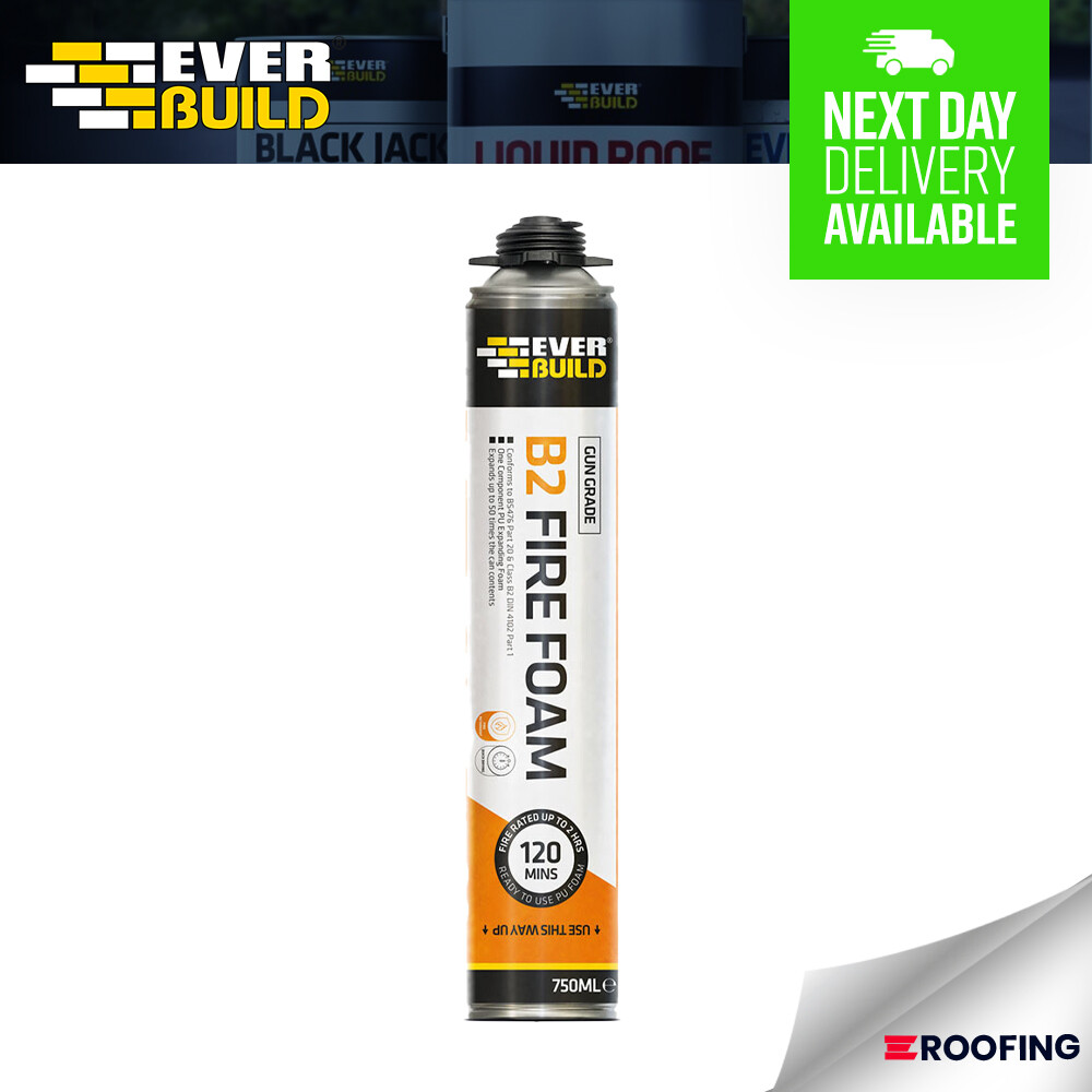 Everbuild B2FIREGUN Fire Foam B2 Gun Grade Aerosol 750ml