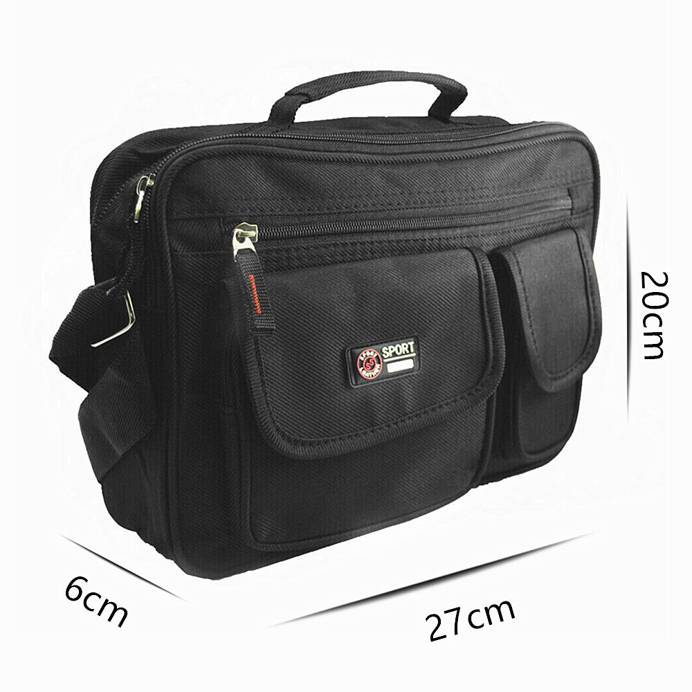 Mens Waterproof Business Crossbody Briefcase Messenger Bag Shoulder Satchel Bags