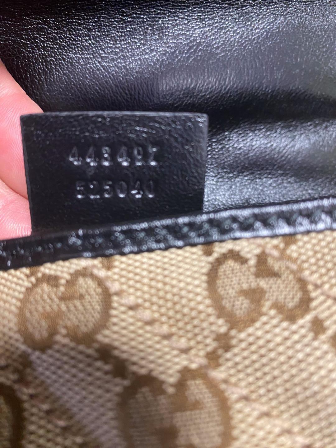 Authentic GUCCI GG Monogram Diagonal Quilted Marm… - image 13