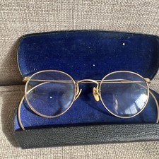 Vintage Full Rim Eyeglasses Antique 1/10 12K GF Fulvue Glasses