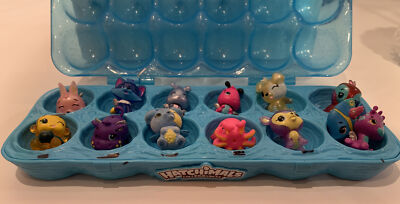Hatchimals CollEGGtibles 12 Pack Light Blue Egg Carton Mixed Series A6