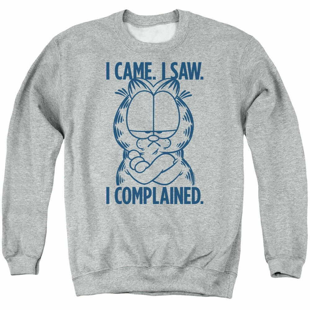 GARFIELD I COMPLAINED Licensed Hooded and Crewneck Sweatshirt