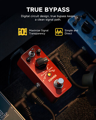 Donner Harmonic Square Octave Effects Pedal Pitch Shifter 7Shift