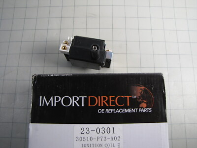 Import Direct 23-0301 / 30510-P73-A02 Ignition Coil for Acura Integra 98-01 NEW