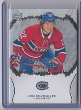 2021-22 UD Exquisite Collection Rookie Cole Caufield RC /299 Montreal Canadiens
