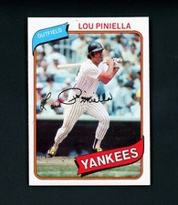 Lou Piniella 1980 Topps (HOF) NY Yankees #225 NM-MT