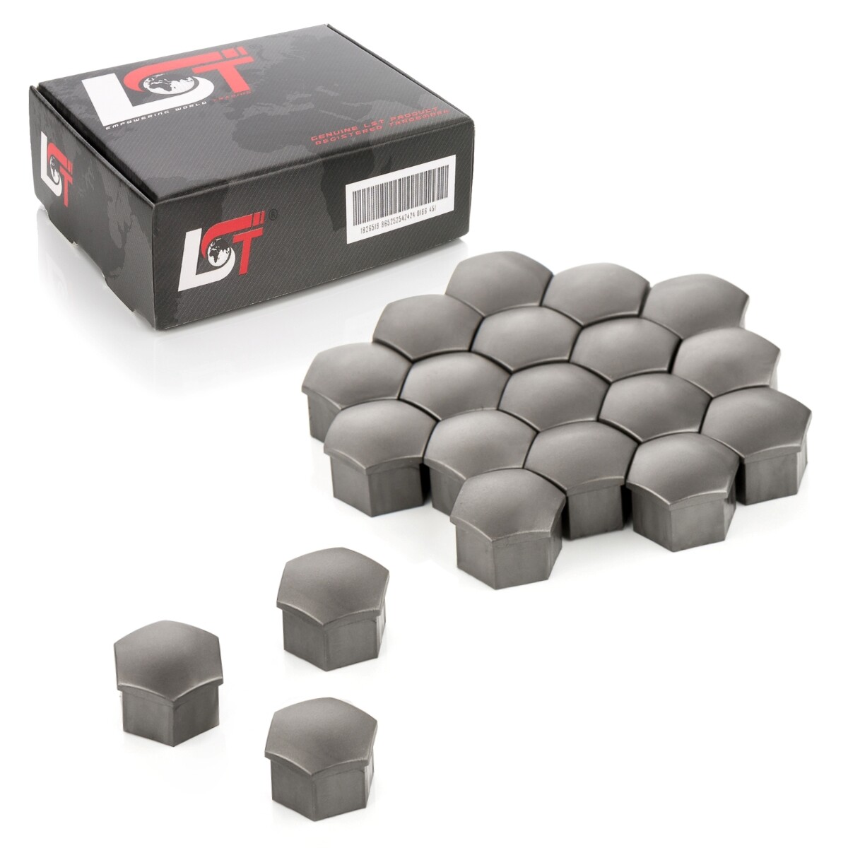 20X Wheel Nut Caps Set Gray 17 Mm For SUZUKI