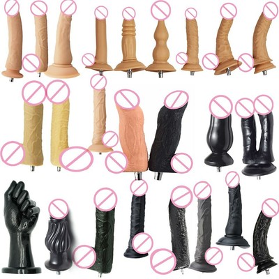 27 Types Noiseless Sex machine Attachment VAC-U-Lock Dildos Suction Cup