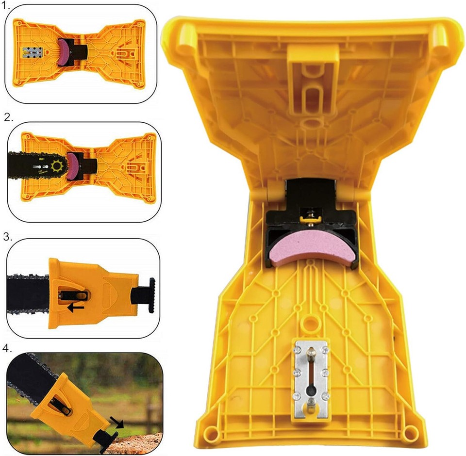 Chainsaw Teeth Sharpener 14-20in Chain Saw Blade Bar Fast Sharpening ...