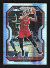 Liz Cambage 2021 Panini Prizm WNBA Prizms Hyper Las Vegas Aces #77