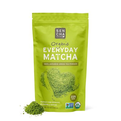 Sencha Eveyrday Natural USDA Organic Matcha Green Tea Powder Rich Antioxidant