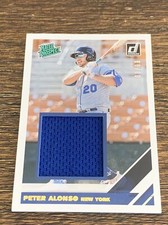 2019 Donruss Rated Prospect Materials Gold #13 RPM-PA Peter Alonso /99 RC MINT
