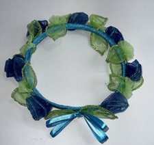 Halloween 1P Women Girls Wedding beach Bohemian/Fairy Flowered Crown Hair Tiara