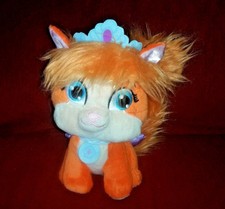 Disney Princess Palace Pets TREASURE Ariel's Kitten Cat 9in Orange Soft Plush