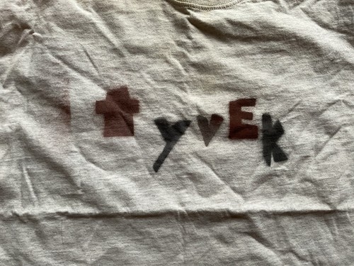 TYVEK Detroit diy punk T Shirt handmade stencil custom rare swell maps - Picture 2 of 4