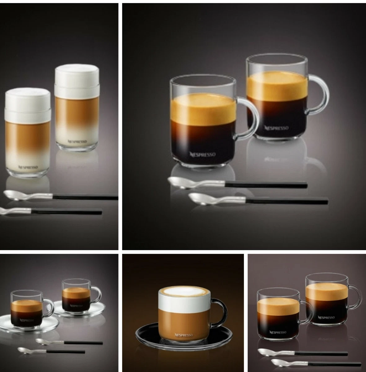 VERTUO Coffee Mugs with Spoons