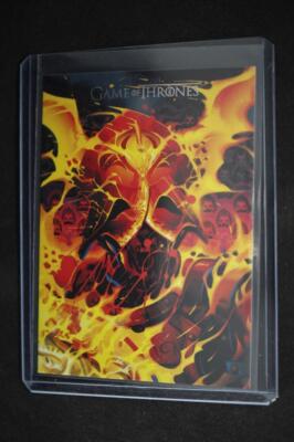 Game of Thrones season 7 Beautiful Death Poster Art BD64 card RITTENHOUSE