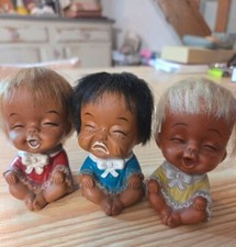 Vintage - Lot de 3 poupées Moody - Rare, en bon état 👍