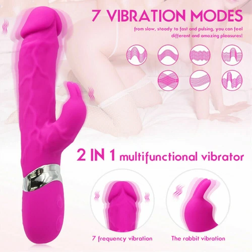 For-Women-Multispeed-Vibrator-G-Spot-Dildo-Rabbit-Female-Adult-Sex-Toy-Massager - Picture 5 of 12