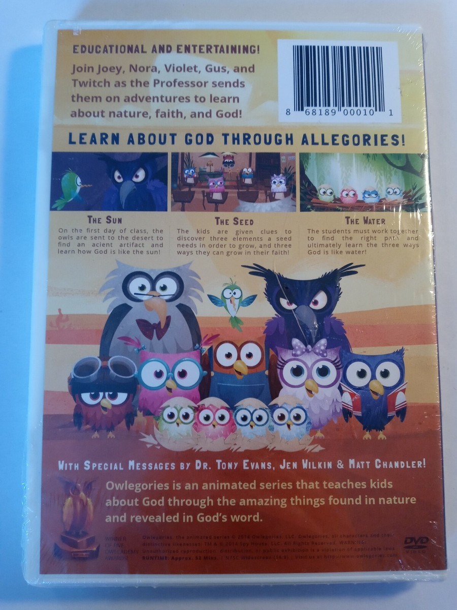 Owlegories Volume 1 - The Sun The Seed The Water (DVD, 2014) NEW
