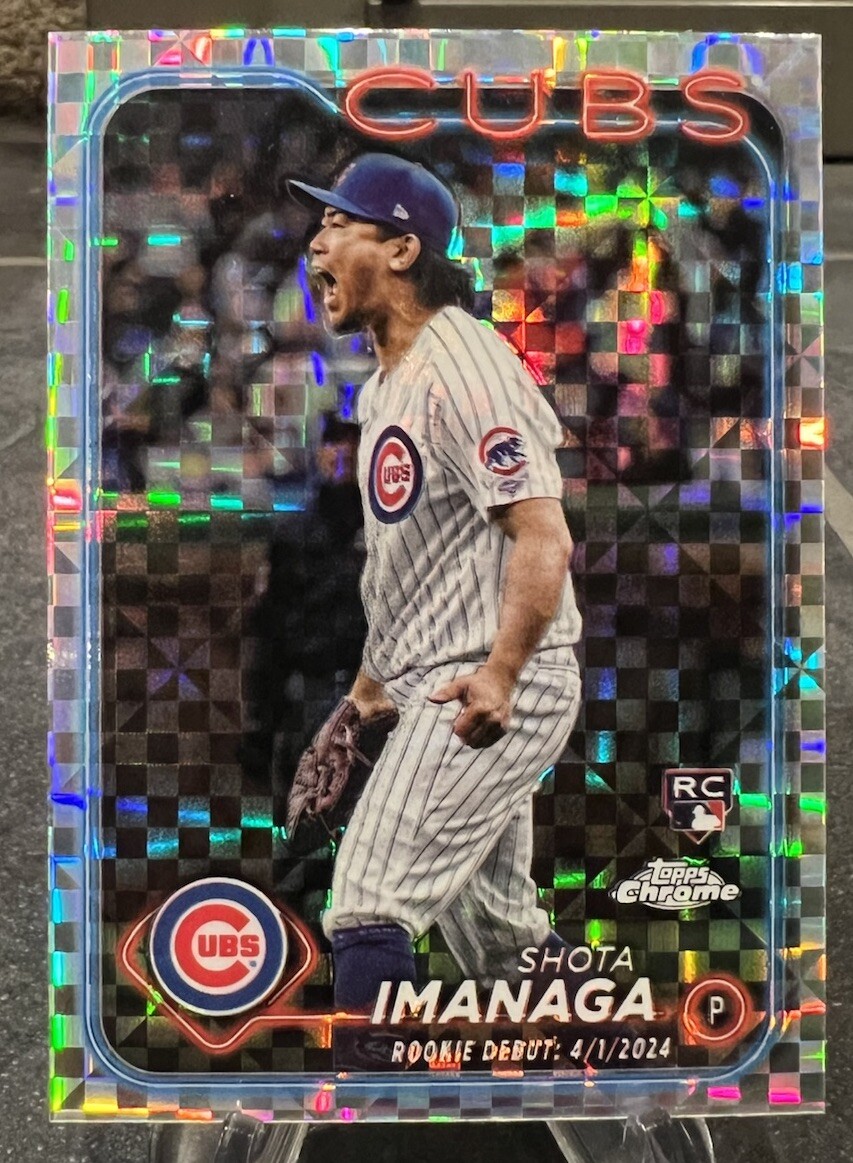 2024 Topps Chrome Update Shota Imanaga Prizm X-Fractor #USC95 CHI Cubs ROOKIE