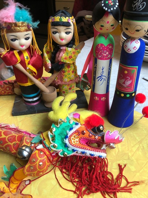 antique korean dolls