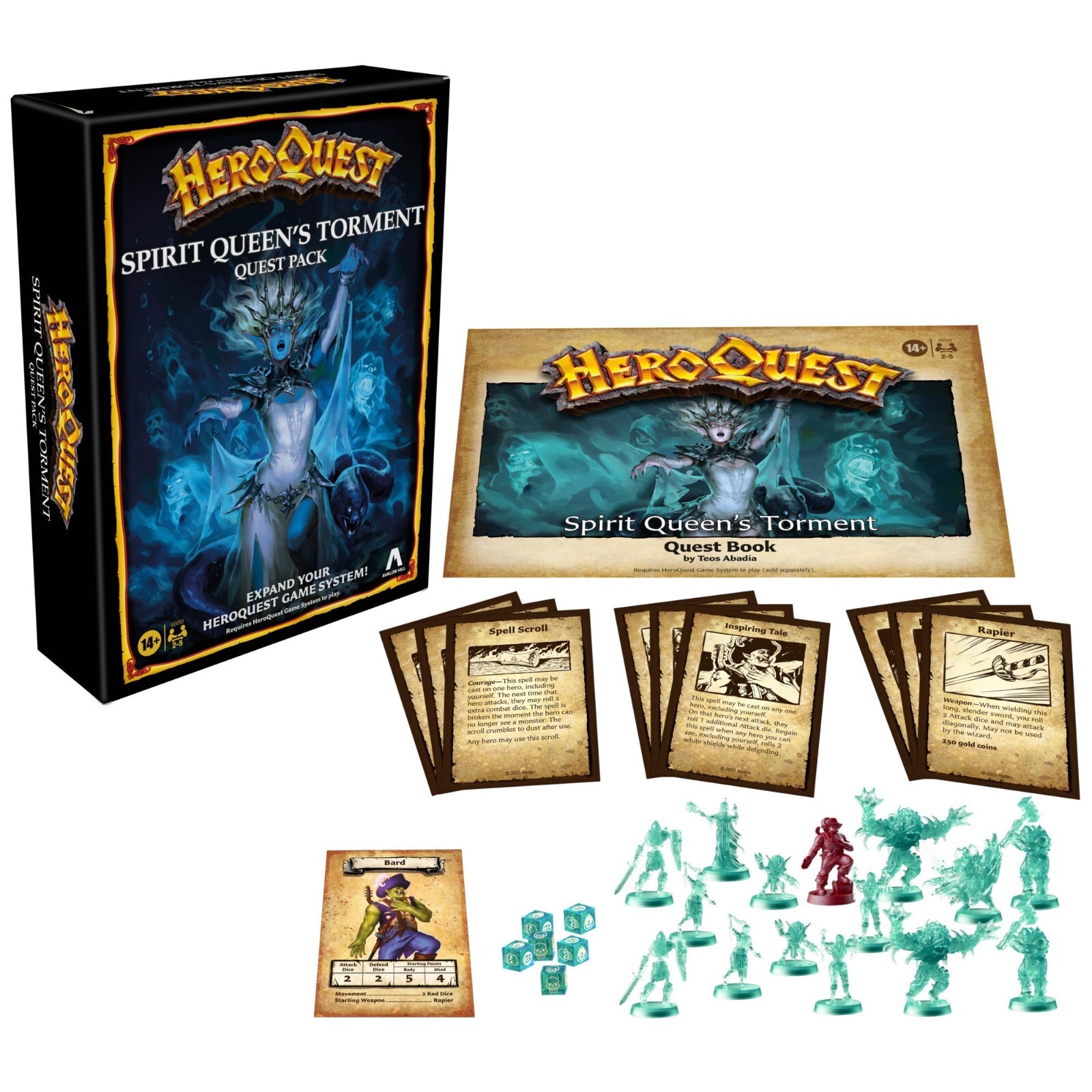 HeroQuest Spirit Queen's Torment Quest Pack - READY TO SHIP Expansion New Sealed