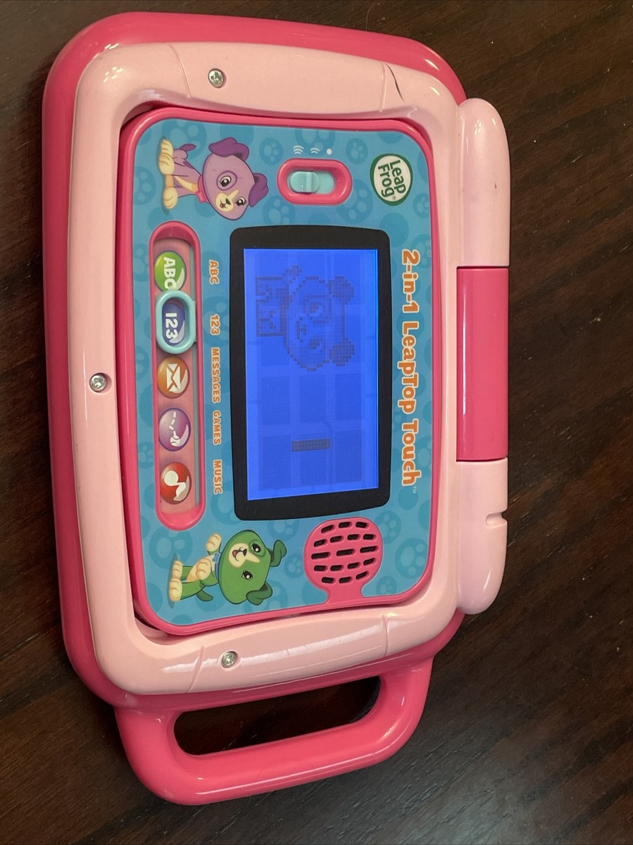 LeapFrog 2-in-1 LeapTop Touch Pink - Laptop Tablet Toy For Kids