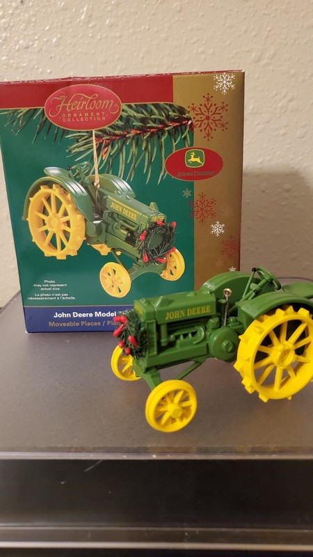 Carlton Cards Heirloom Ornament Collection JOHN DEERE Model BO Vintage Ornament
