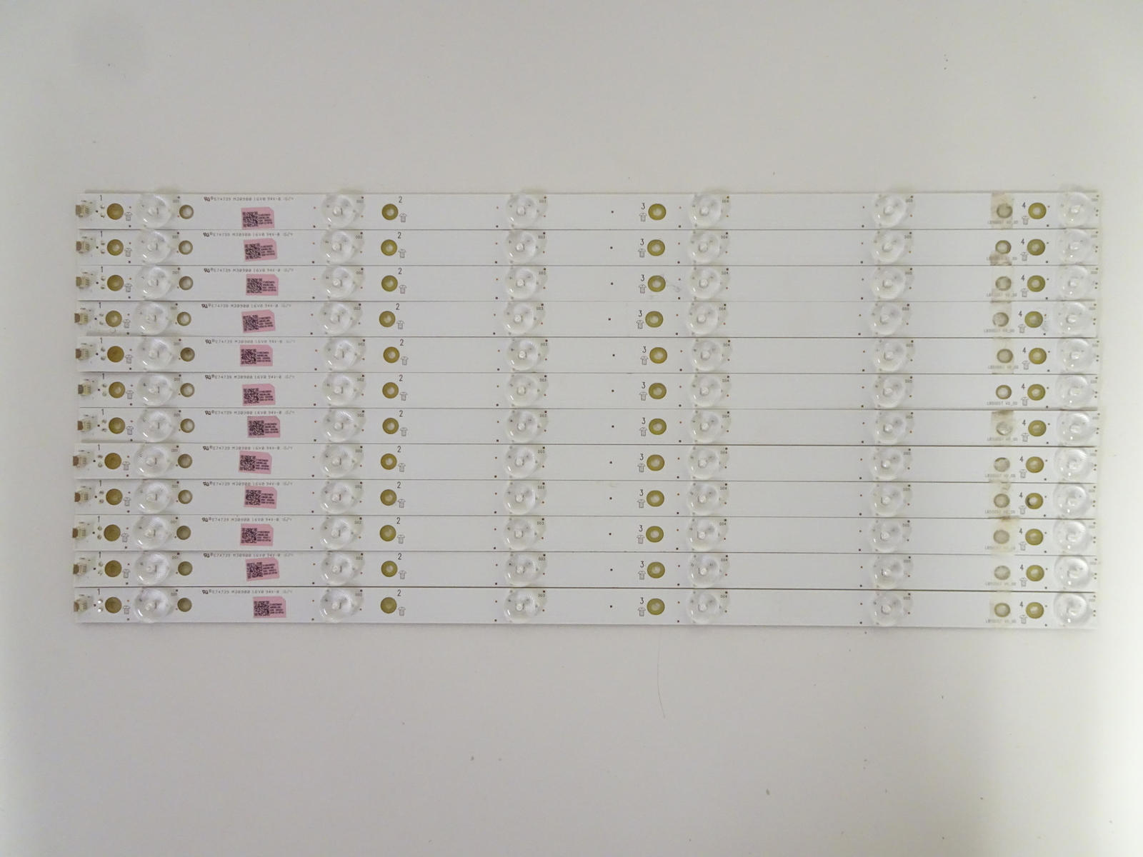 Vizio D50U-D1 LED Backlight Strip Set (12) LB50057 V0_00