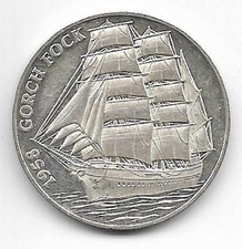Medaille &bdquo; 1958 Gorch Fock  &ldquo; 1996 , Neusilber , H2