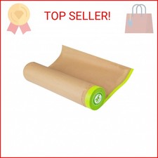 Tangibay Pre-Taped Masking Paper for Painting - 24 inch x 50 feet Tape and Drape